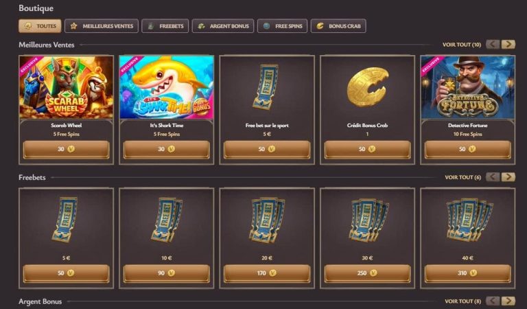 Vicibet Casino boutique