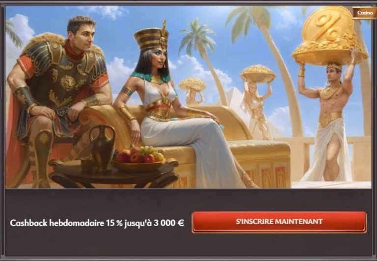 Vicibet Casino cashback hebdomadaire